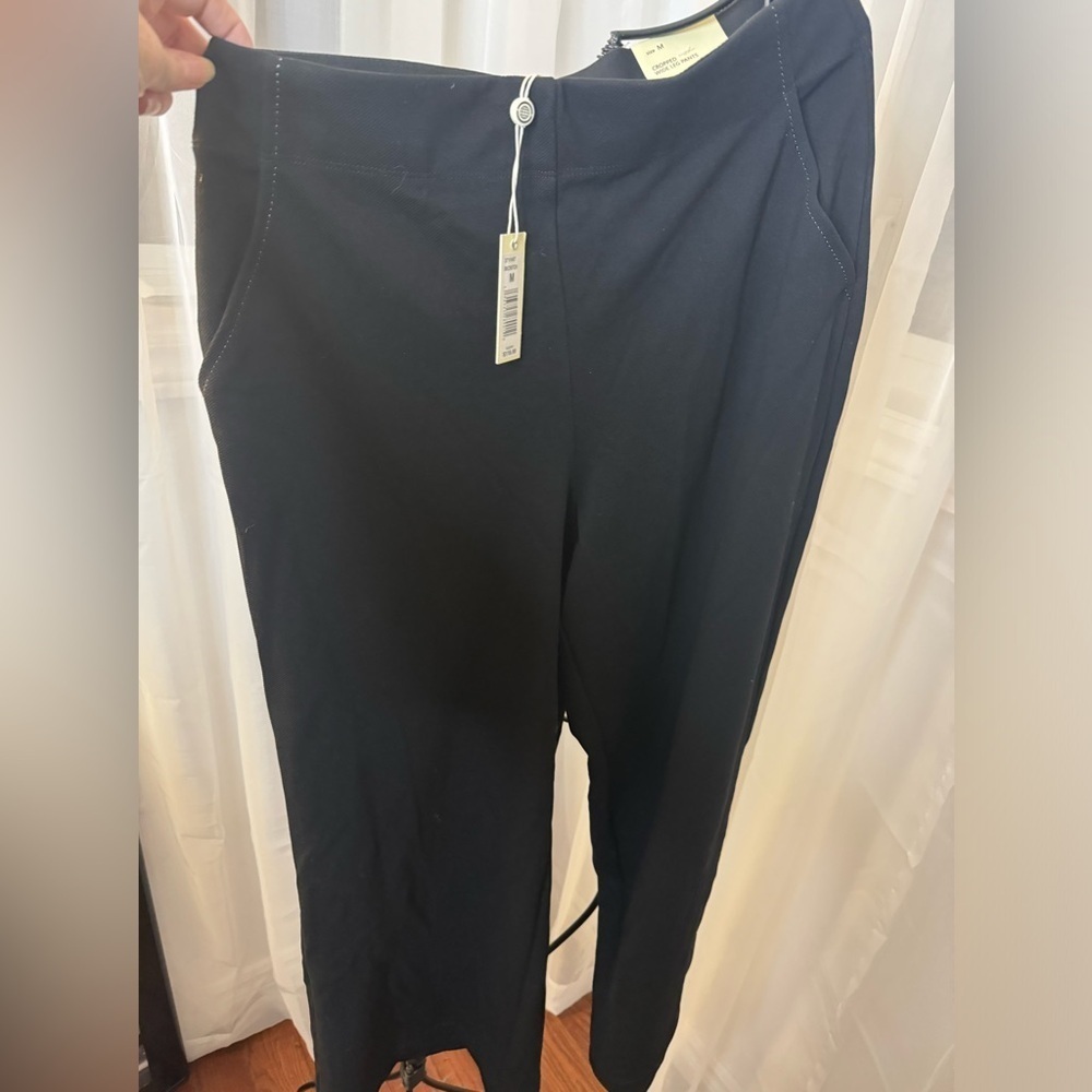 Max Studio London wide leg crop pant…NWT